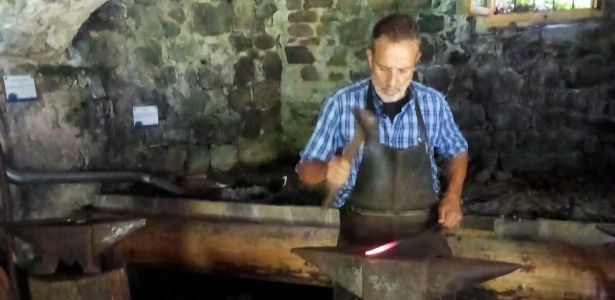 Insegna Da Fabbro In Ferro Battuto FORGIATA A MANO, Staffa Per - Foto 3